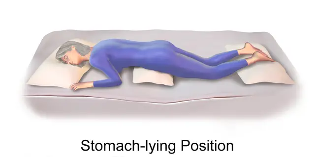 Stomach lying position
